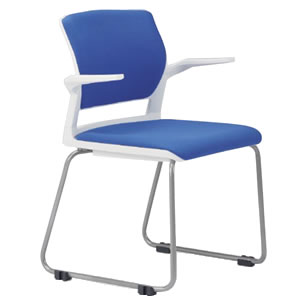 樂天商城 - アイコ ミーティングチェア 椅子 会議用イス 会議チェア 肘付 ループ脚タイプ MC-252