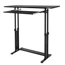 Bauhutte バウヒュッテ デスク 昇降式スタンディングデスク 昇降パソコンデスク 幅1200mm STANDINGDESK ブラック BHD-1200H 在宅 テレワーク