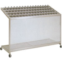 オカムラ 傘立て アンブレラスタンド L971 68本収納 鍵タイプ鍵番号69〜136 L971YF-S01