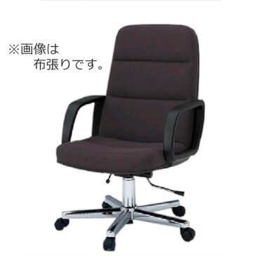 イトーキ K-8タイプ エグゼクティブチェア 社長椅子 役員椅子 ミディアムサイズ ハイバック 肘付 布 ビニールレザー ガス上下調節 KWK-885