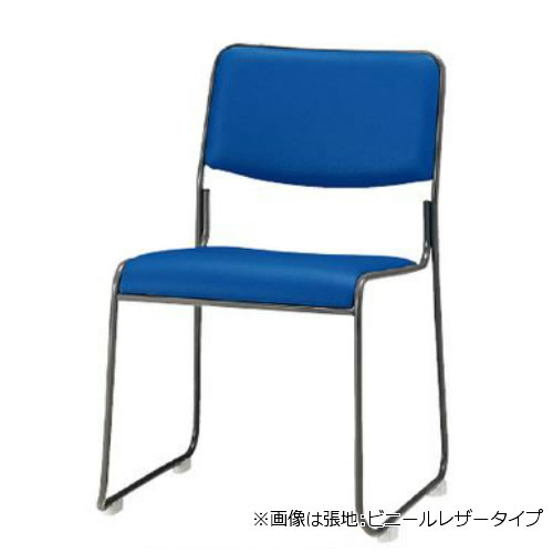樂天商城 - TOKIO スタッキングチェア ミーティングチェア 会議用イス 会議チェア 塗装脚 肘なし 布張り 4脚セット FSC-15TF-S-SET