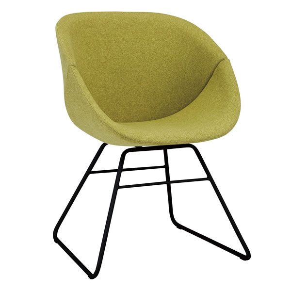 樂天商城 - TOKIO 会議用 椅子 イス いす ミーティングチェア 布張り ループ脚タイプ RDP3-R