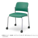 コクヨ ミーティングチェア 会議イス 会議椅子 会議チェアー 100シリーズ グレー塗装脚 キャスター付 肘なし チェア CK-100CF4