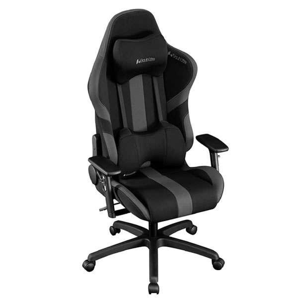 Bauhutte バウヒュッテ ゲーミングチェア ゲーム用パソコンチェア ハイバック GAMING CHAIR ブラック色 G-550-BK