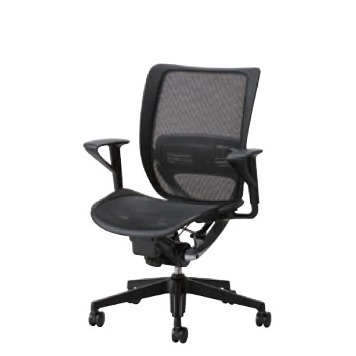 樂天商城 - オフィスチェア 事務椅子 デスク用チェア 椅子 エスエフアール チェア SFR CHAIR ヘッド無 座メッシュ 固定肘 SFR-A75