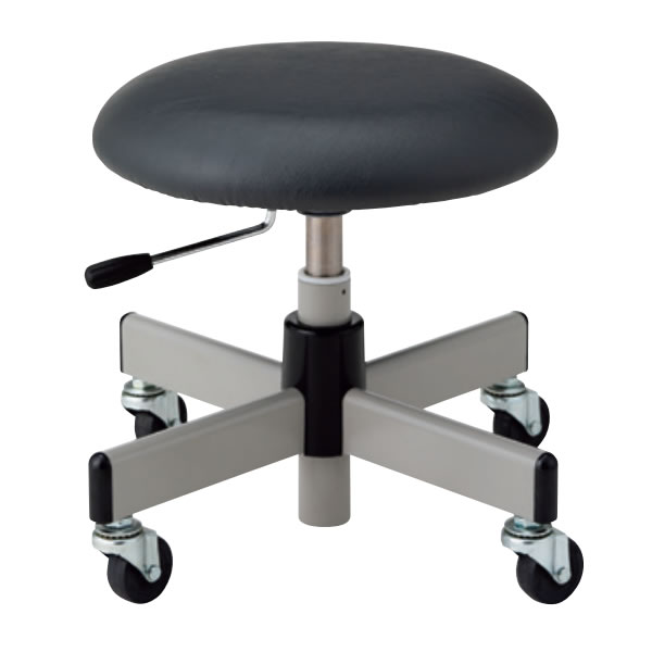 低床 作業椅子 低作業用チェア 低い作業用スツール 椅子 キャスター付き 座回転 上下機能付 TAC-H33L-Z ノーリツイス
