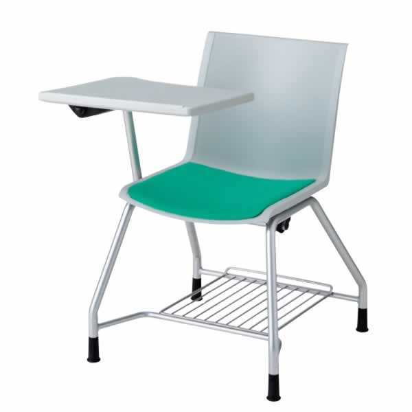 メモ台付き 音楽教室 音楽学校 メモ台 机 テーブル付き 会議用チェア 会議イス 椅子 ミーティングチェ..