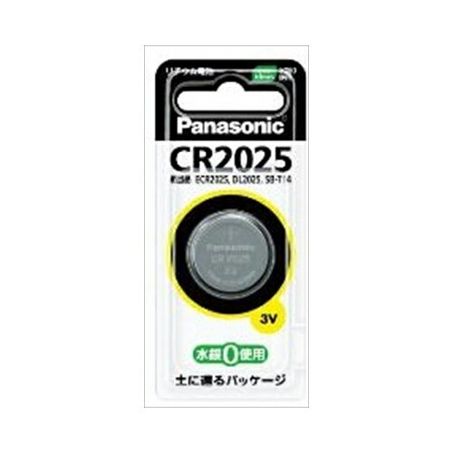 パナソニックコンシューマーマーケティングVE社CR2025P　リチウムコイン電池　メール便送料無料