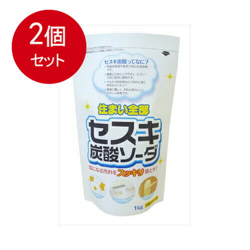 2個まとめ買い セスキ炭酸ソーダ　大 1kg送料無料 × 2個セット