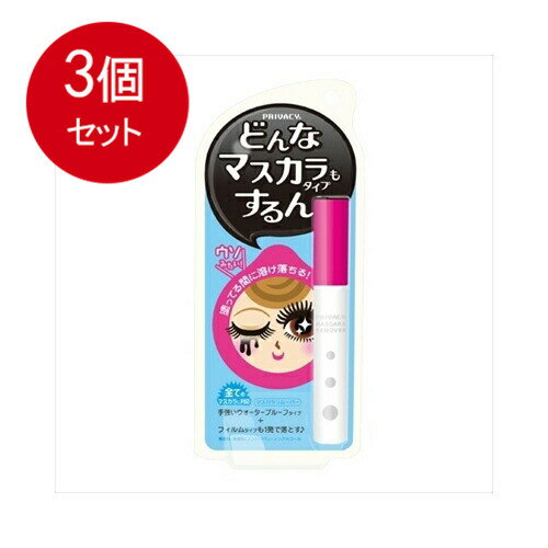 3個まとめ買い 黒龍堂 プライバシー マスカラリムーバー 6mLメール便送料無料 ×3個セット