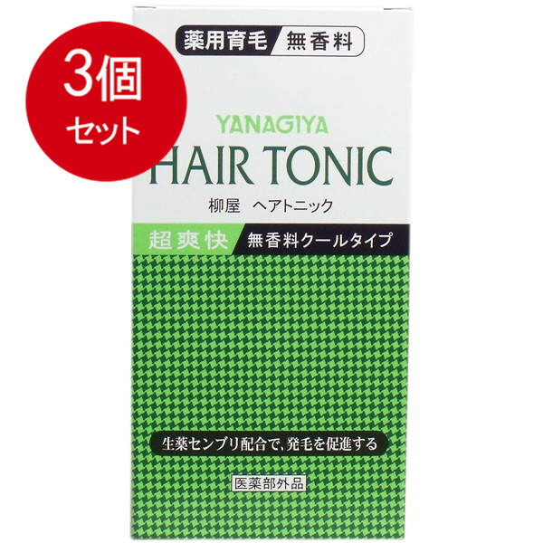3 개 정리 사 야나기야 본점 야나기야 헤어 토닉 약용 육모 240mL 무료 배송 × 3 개 세트