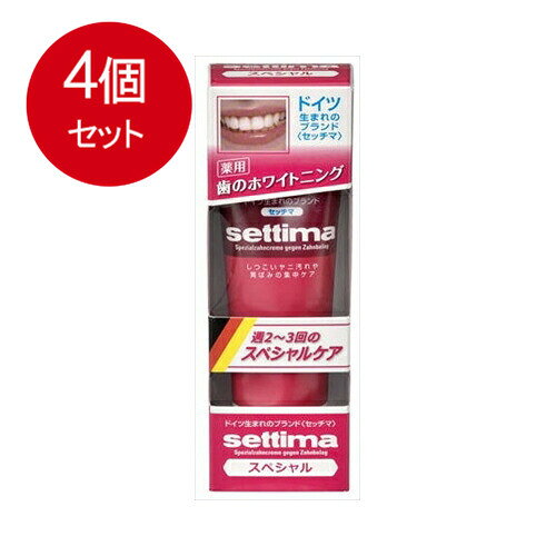 4個まとめ買い サンスター セッチマはみがきスペシャル　［スタンディングタイプ］ 送料無料 × 4個セット