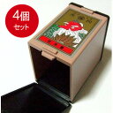 4個まとめ買い 花札　丸福天狗（黒）送料無料 × 4個セット