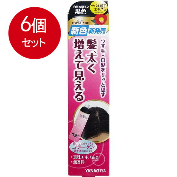 6個まとめ買い レディーストップシェード　スプレーウィッグ　自然な明るい黒色　100g送料無料 × 6個セット