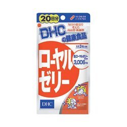 【発売元:DHC】女王バチのパワーの源!多彩な栄養を手軽に補給!ベストコンディションを目指すために!!タンパク質、ビタミンB群、ミネラル、アミノ酸など約40種類の栄養成分を含有し、女王バチだけの食料としてよく知られているローヤルゼリーを、保存が簡単で飲みやすいサプリメントにしました。●1日あたり、生ローヤルゼリー換算で3006mgを含有。●スタミナ不足やバランスの乱れが気になる方をサポートし、いきいきとした毎日の健康と美容を応援します。★こんな方におすすめ★●スタミナ不足を感じる●健康と美容を整えたい●いつまでも若々しくありたい●コリやフシブシが気になる●冷えやすい個装サイズ:89X164X7mm個装重量:約30g内容量:26.5g(1粒重量442mgX60粒)【原材料】調整ローヤルゼリー、部分α化澱粉、ゼラチン、ステアリン酸カルシウム、着色料(カラメル、酸化チタン)、ニ酸化ケイ素【栄養成分】(1日3粒あたり:1326mg)熱量・・・5.6kcaLたんぱく質・・・0.63g脂質・・・0.12g炭水化物・・・0.49gナトリウム・・・0.83mg生ローヤルゼリー換算・・・3006mg【召し上がり方】1日3粒を目安に水またはぬるま湯でお召し上がりください。【注意】・お身体に異常を感じた場合は、飲用を中止してください。・原材料をご確認の上、食品アレルギーのある方はお召し上がりにならないでください。・薬を服用中あるいは通院中の方、妊娠中の方は、お医者様にご相談の上お召し上がりください。【保存方法】・直射日光、高温多湿な場所をさけて保存してください。・お子様の手の届かないところで保管してください。・開封後はしっかり開封口を閉め、なるべく早くお召し上がりください。ブランド：DHC産地：日本区分：サプリメント広告文責:株式会社ラストエナジ-　TEL:07045154857