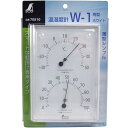 シンワ測定 温湿度計 薄型シンプル W-1 角型ホワイト(3)