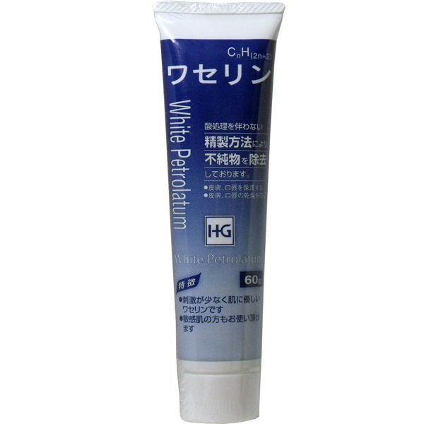 大洋製薬 皮膚保護　ワセリンHG　チューブ　60g入　送料無