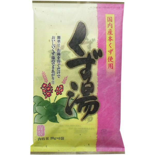今岡製菓 くず湯 20g×6袋入　メール便送料無料のサムネイル