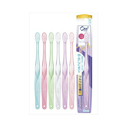 サンスター オーラツーミー ハブラシ ミラクルキャッチ ふつう 1本　メール便送料無料