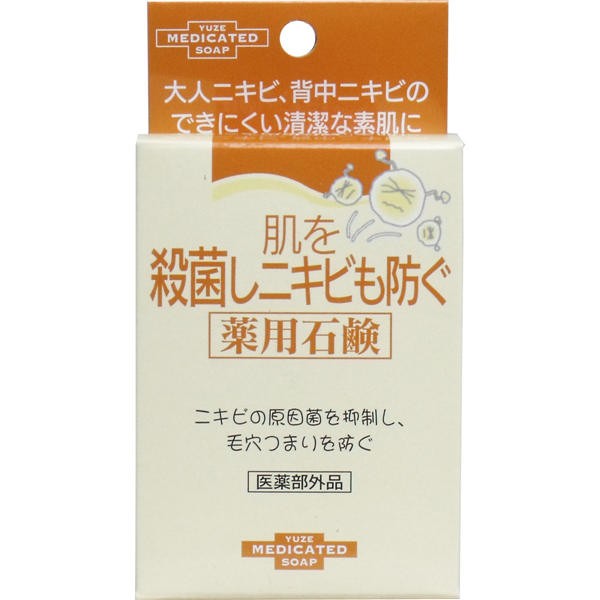 肌を殺菌しニキビも防ぐ薬用石鹸 110g 送料無料