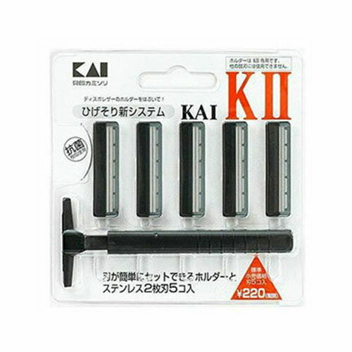 貝印KAI−K【6個までメール便、他商品と同梱不可】 カミソリ 男性用 貝印KAI−K【6個までメール便、他商品と同梱不可】 カミソリ 男性用