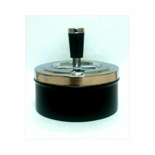 シンプルなカラーリングとデザインの回転式卓上灰皿です。もみ消した吸殻を取っ手を押して回転させながら、底に落します。ブランド：ライテック産地：中華人民共和国区分：喫煙具広告文責:創創株式会社　TEL:0368769219ライテックPA回転灰皿...