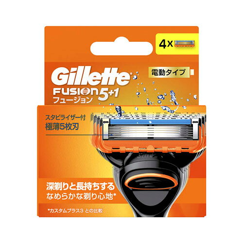よりスキンケアニーズを満たす製品へと進化。5枚刃全てにおいて新テクノロジーを搭載し、人間工学に基づいたハンドル部分も大改良。サステナビリティをリードする100％紙パッケージに変更することで男性消費者のニーズに応える新製品となっている。ブランド：P＆Gジャパン合同会社産地：ドイツ区分：カミソリ広告文責:創創株式会社　TEL:0368769219P＆Gジャパン合同会社フュージョンパワー替刃4B