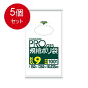 5個まとめ買い LY09 規格袋LL0.025/9号 透明 日本サニパック ポリ袋・レジ袋 送料無料 × 5個セット ゴミ袋・ポリ袋 小物用品