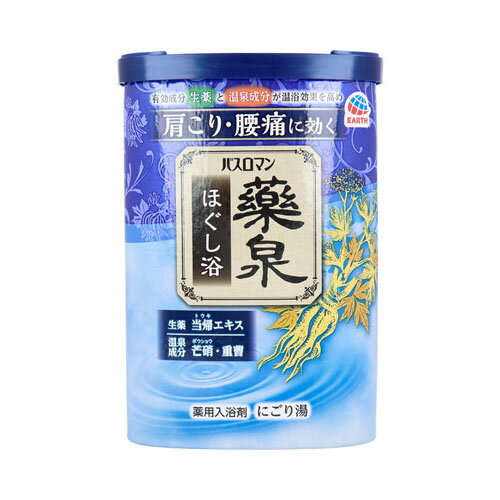 アース製薬 バスロマン 薬泉 ほぐし浴 薬用入浴剤 にごり湯 600g 入浴剤 温泉