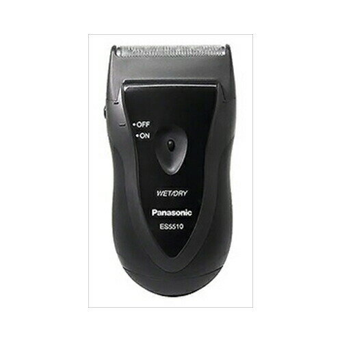 パナソニック(Panasonic) アミューレオムメンズシェーバー ES5510P−K 乾電池式 ステンレス鋼 黒 軽電化 電気製品