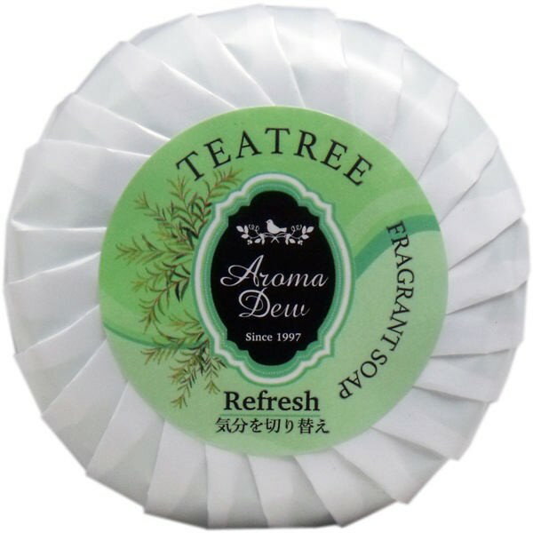 クロバーコーポレーション アロマデュウ フレグラントソープ ティーツリーの香り 100g【10個までメール便、他商品と同梱不可】