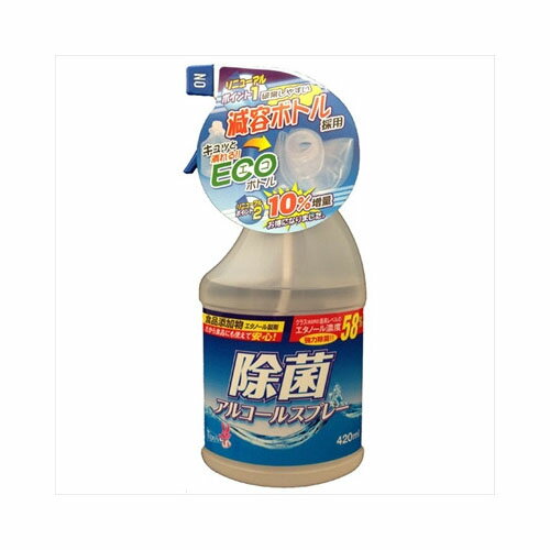 友和除菌アルコールスプレー減容本体420ML　送料無料