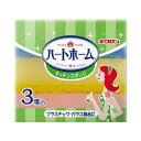 キクロンハートホームキッチンスポンジソフト3P 送料無料