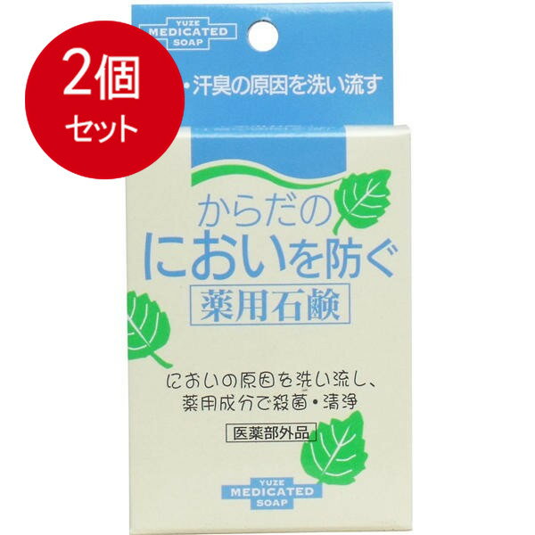 2個まとめ買い からだのにおいを防ぐ薬用石鹸 110g 送料無料 × 2個セット