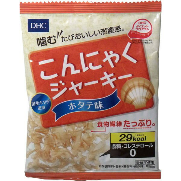 楽天SOHSHOPプラスDHC　こんにゃくジャーキー　ホタテ味　12g　メール便送料無料