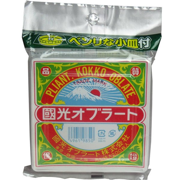 国光オブラート 国光オブラート　角型特大　200枚入　メール便送料無料