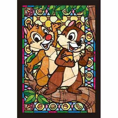 DSG-266-749 チップ&デール ステンドグラス　送料無料