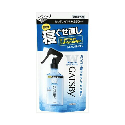 ギャツビー寝ぐせ直しウォーターつめかえ用250ML　メール便送料無料