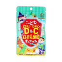 こどもビタミンD&ビタミンC KT-11乳酸菌チュアブル ぶどう風味 30粒入　メール便送料無料