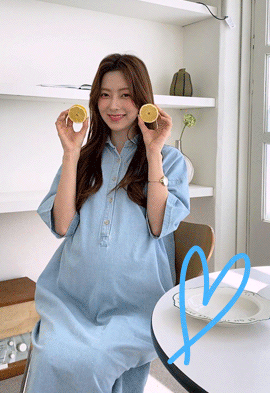 【韓国マタニティ】デニム 授乳口付き ワンピース 授乳口 授乳ワンピース 授乳服 安い 可愛い 韓国 産後ウェア 授乳 マタニティワンピース マタニティー マタニティ マタニティウェア マタニティ服 妊婦服 妊婦 可愛い 半袖 夏 大きいサイズ カジュアル 119611
