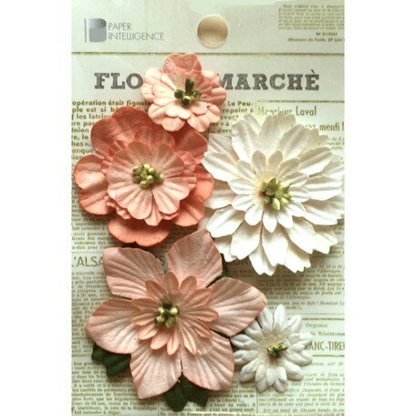 【Paper Intelligence/ペーパーインテリジェンス】 フラワーマルシェ ファンタジア ピーチ(4108842)