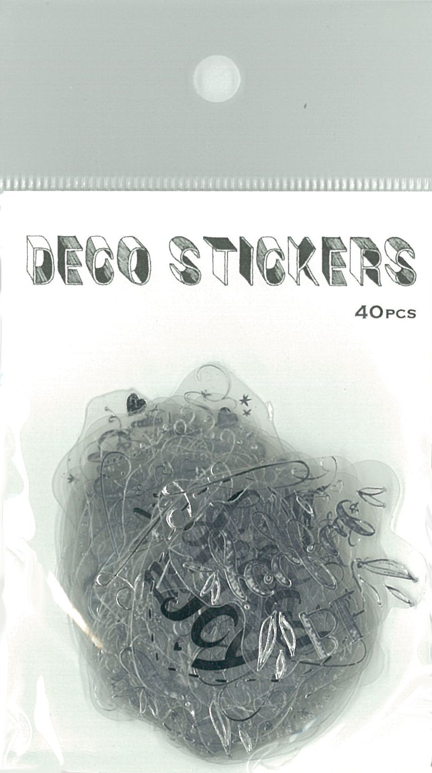 【Paper Intelligence/ペーパーインテリジェンス】 デコステッカー フレーズ 40枚（4109659）