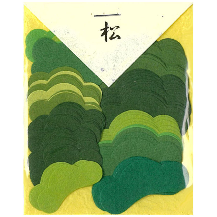 【Paper Intelligence/ペーパーインテリジェンス】 貼り絵小花 #8 松（4103068）