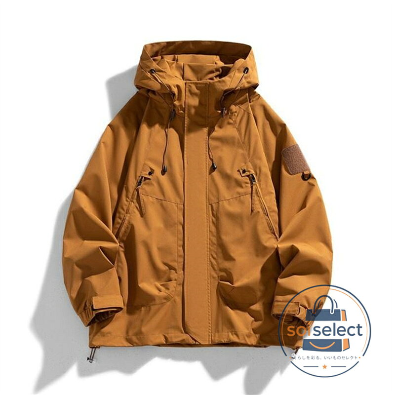 マウンテンパーカー メンズ レディース 防水 撥水 防風 ジャケット ウインドブレーカー 登山服 釣り キャンプ アウター soiselect-10002239 soiselect サンプル画像2