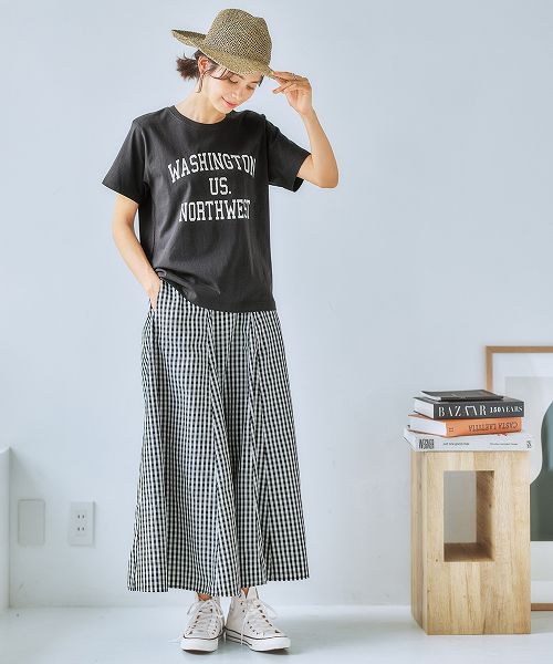 【アウトレット】 親子でお揃い！プリントTシャツ (レギュラーシルエット) (綿100％) (UVカット)のサムネイル