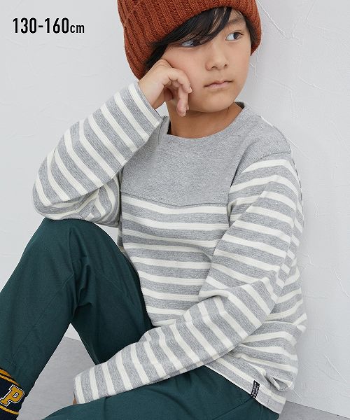 (ポイント2倍期間限定！22日15時～29日10時59分まで)【アウトレット】 ポンチ素材長袖Tシャツ nissenのサムネイル