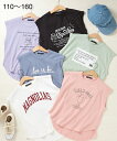 【アウトレット】ビッグシルエットノースリーブプリントTシャツ (女の子) nissen (h)