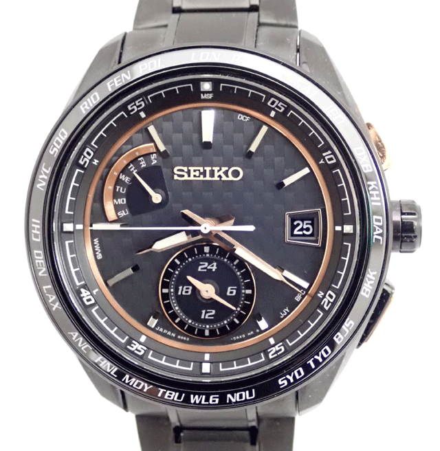 【未使用品】SEIKO セイコー ブライツ ソーラー電波時計 SAGA263 8B63-0AN0チタン メンズ 腕時計【中古】【セイコー】【ブライツ】【SAGA263】【8B63】【長期保証付】