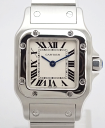 CARTIER カルティエ サントスガルベ SM W20056D6 白 QZ レディース　腕時計 中 ...