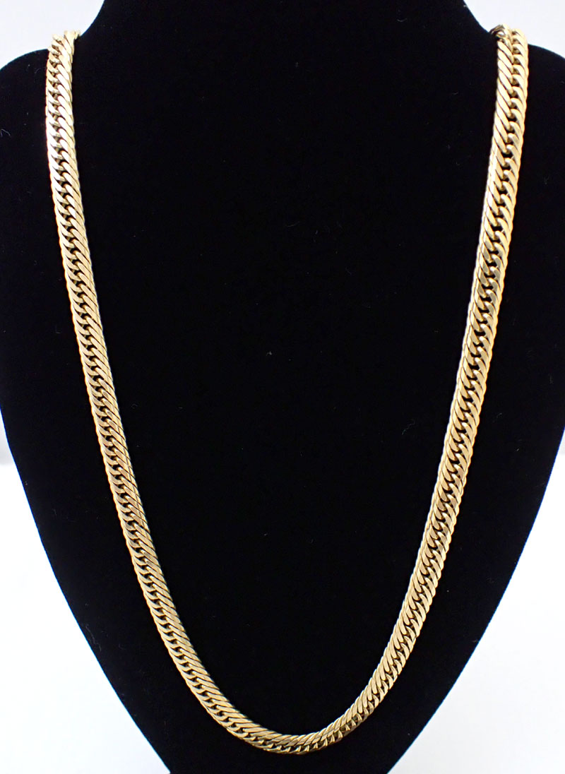 K18YG 喜平/キヘイ ネックレス 16面トリプル 50.5g 中古美品 【中古】【喜平】【キヘイ】【ゴールド】【K18】【ネックレス】【16面】【トリプル】【50cm】